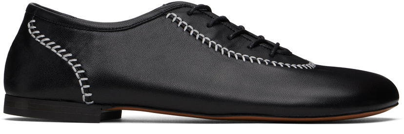 Kläder Wales Bonner Wales Bonner Lace-Up Oxfords Svart | WBM44503A-21060
