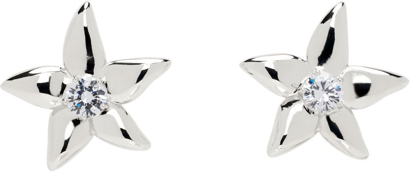 Örhängen Collina Strada Collina Strada Mega Starlink Flower Earrings Metallisk | XX1086