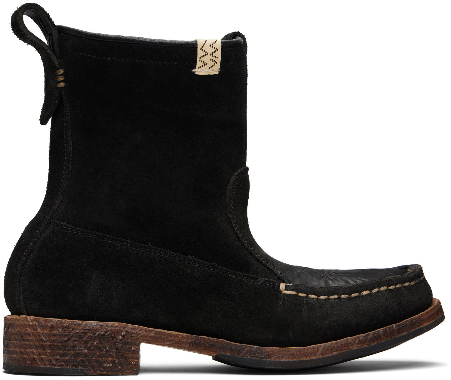 Sneakers och skor visvim Nakoda Suede Moc-Toe Boots Svart | 0125202002009, 0