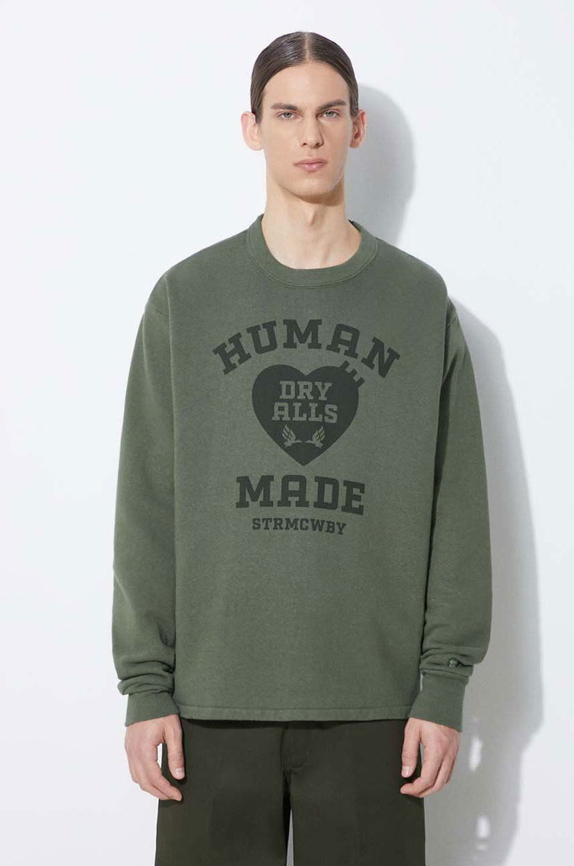 Sweatshirt Human Made Graphic Print Sweatshirt Grön | HM27CS020