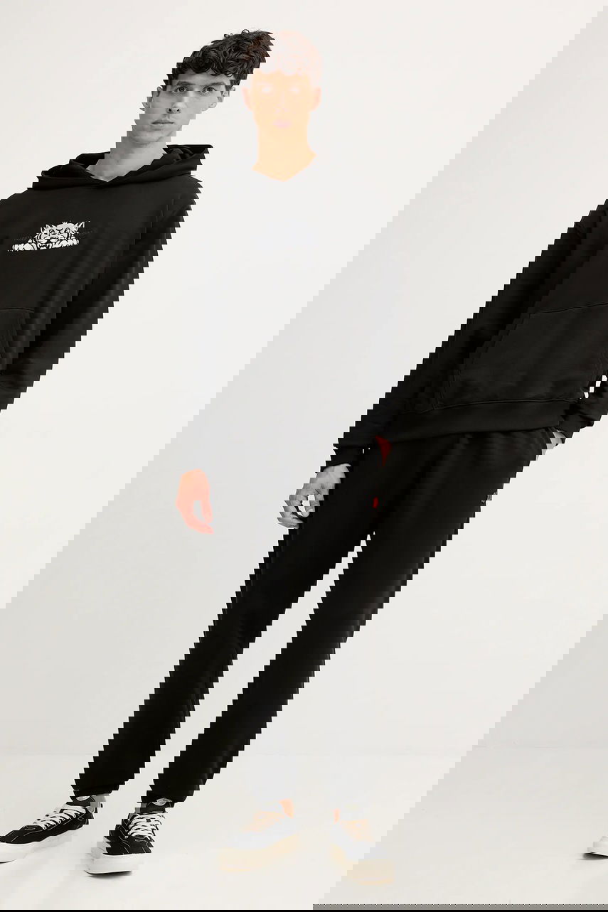 Sweatshirt KENZO Kenzo Hoodie with Graphic Svart | FF65HO2534MF, 1