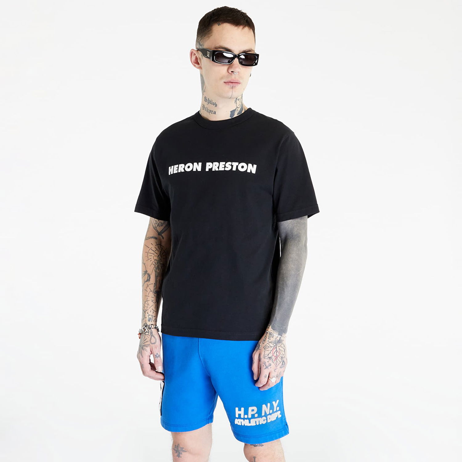 T-shirt HERON PRESTON This Is Not Short Sleeve Tee Svart | HMAA032S23JER0091001, 1