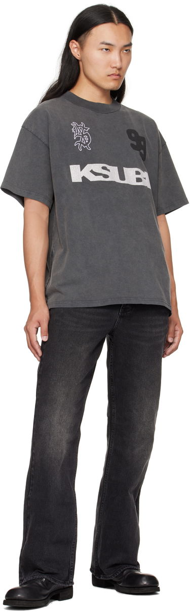 T-shirt Ksubi Ksubi Rugged Ekcess T-Shirt Grå | MFA25TE011, 3