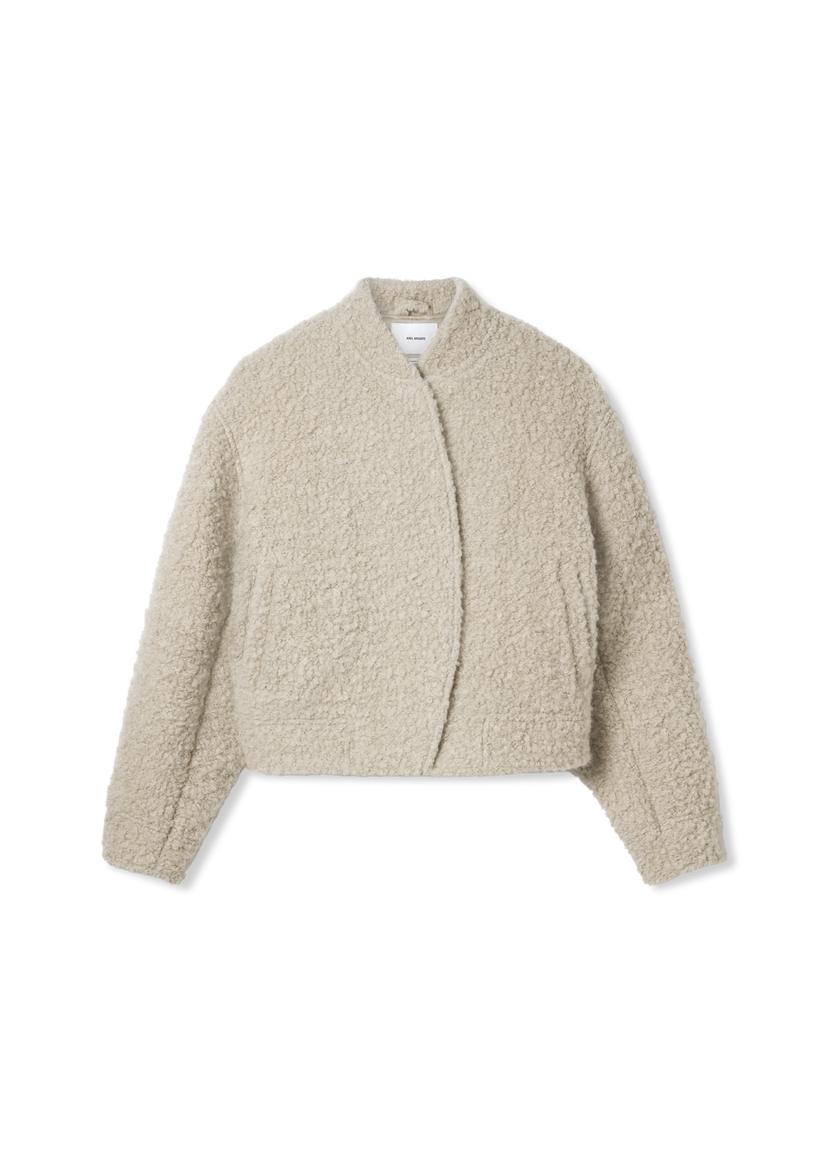 Bomberjacka AXEL ARIGATO Textured Cropped Jacket Beige | A3052001