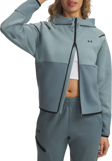 Jacka Under Armour Unstoppable Fleece Full-Zip Hooded Jacket Turkos | 1379842-323, 0