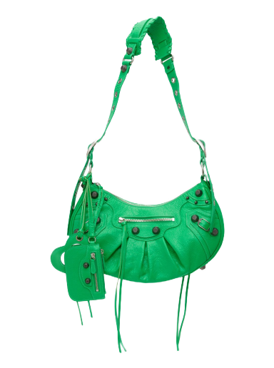 Axelväska Balenciaga Small 'Le Cagole' Bag Grön | 671307 1VG9Y