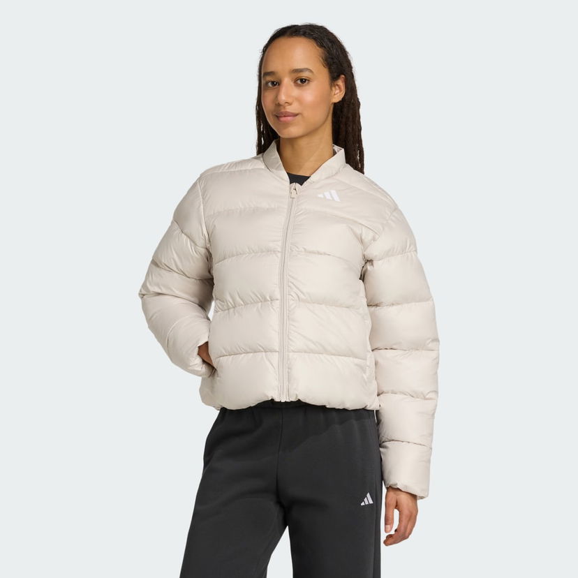 Pufferjacka adidas Performance Essentials Climawarm Synthetic Down Puffer Jacket Beige | JX7826