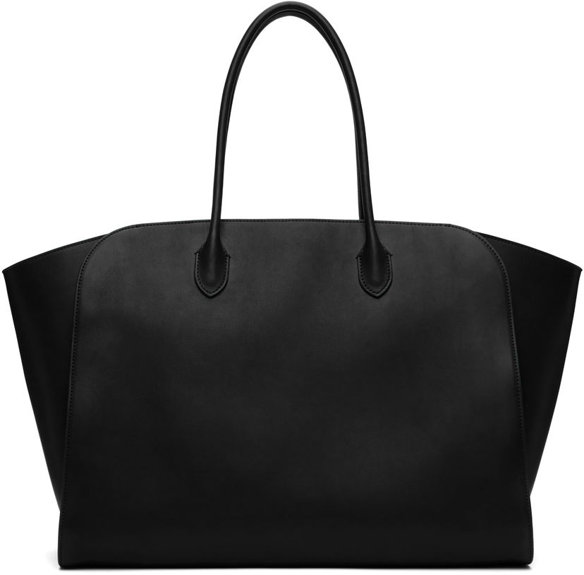 Tygpåse The Row The Row Marlo Leather Tote Svart | W1773-L72