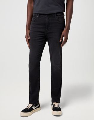 Jeans Wrangler Larston High Stretch Slim Tapered Jean 40 x32 Svart | 112371657:40:32, 0