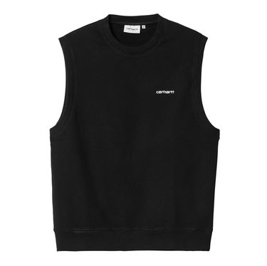 Sweater Carhartt WIP Script Vest Svart | I033084_0D2_XX, 5