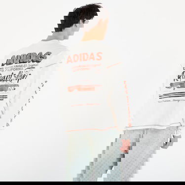 T-shirt adidas Originals Wilshire Long Sleeve Graphic Contrast Stitch T-Shirt Vit | JX6142, 2