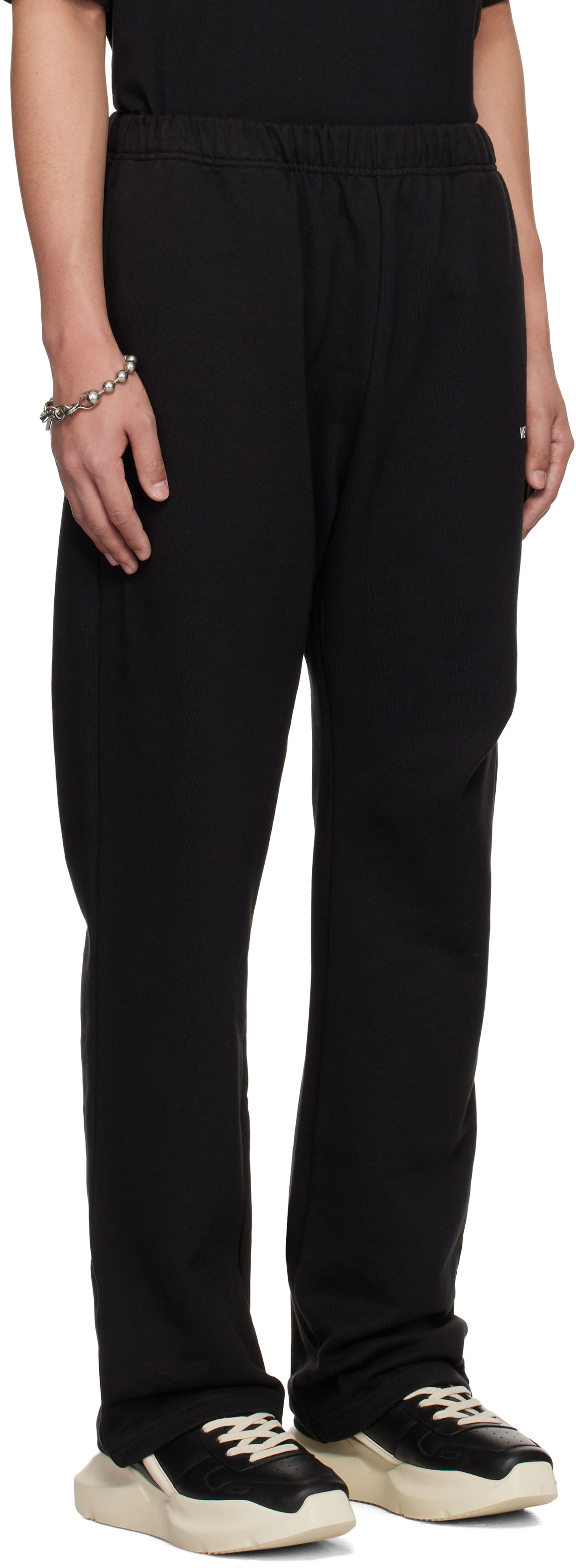 Träningsbyxor We11done We11done Wide Jogger Sweatpants Svart | WD-TA3-22-864-U-BK, 1