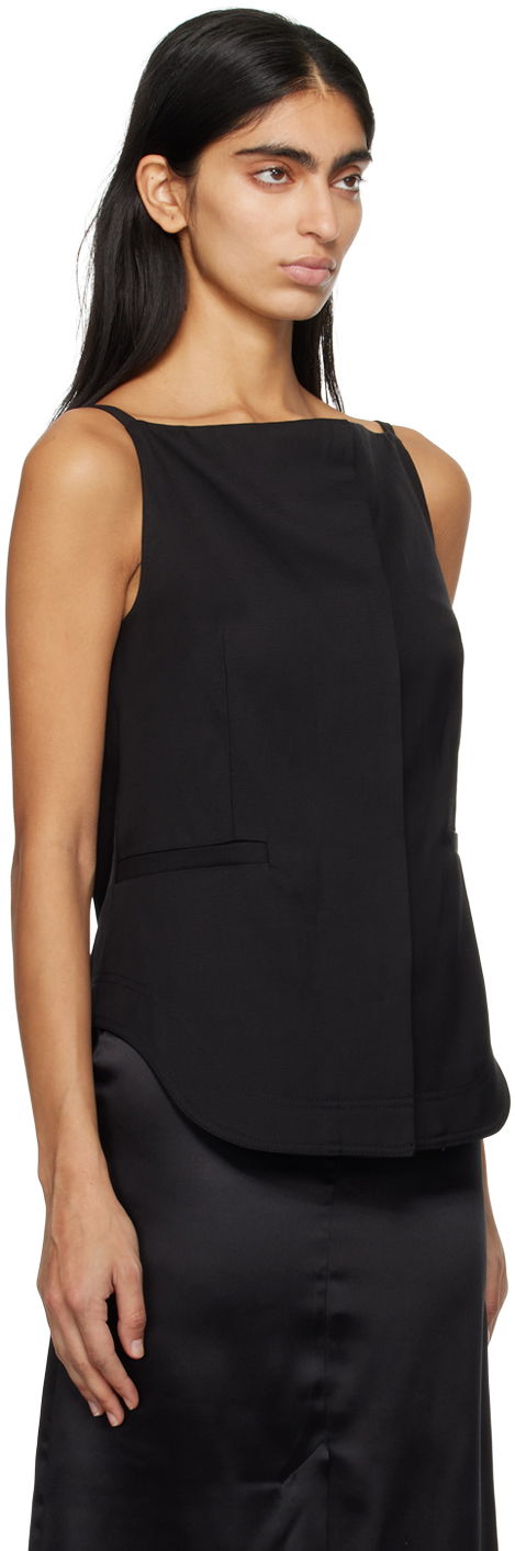 Linne Loulou de Saison Loulou de Saison Mihant Square Neck Camisole Svart | MIHANT, 1