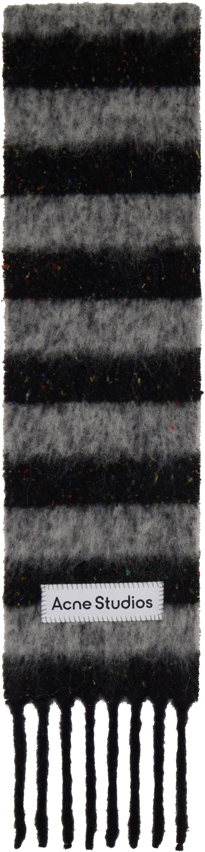 Halsduk Acne Studios Acne Studios Narrow Stripe Alpaca Scarf Flerfärgad | CA0358-
