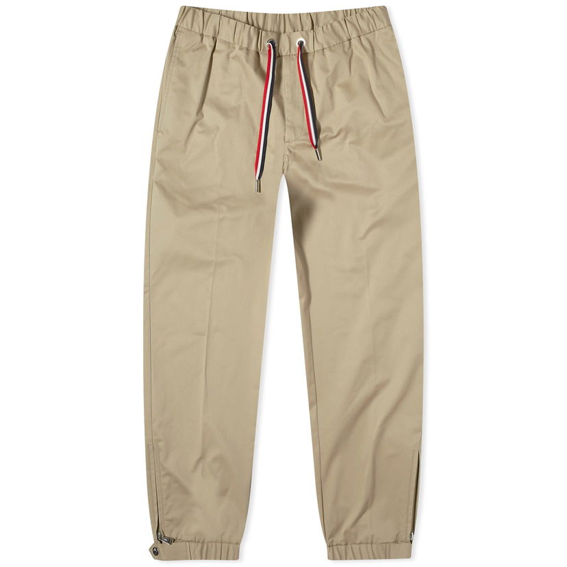 Byxor Moncler Gabardine Tapered Trouser Beige | 2A000-41-57448-202