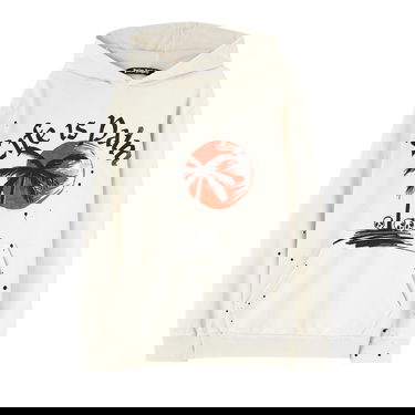 Sweatshirt Palm Angels GD Sunset Palm Hoodie Vit | PMBB117F22FLE0050310, 1