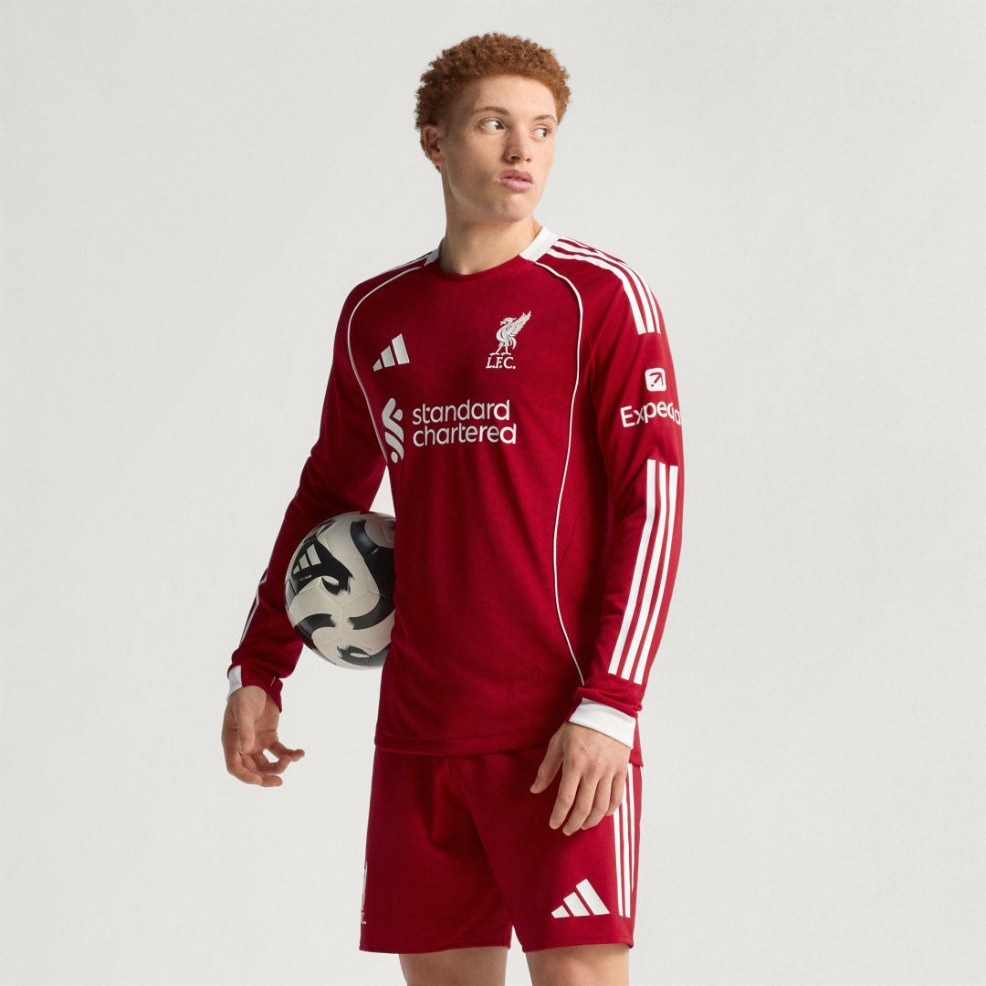 Jersey adidas Performance Liverpool FC 25/26 Home Jersey Long Sleeve Röd | JV6445, 0