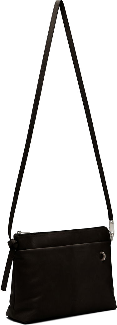 Axelväska Rick Owens Rick Owens Concordians Adri Flat Crossbody Bag Grå | RA02E0727 LCAPA, 4