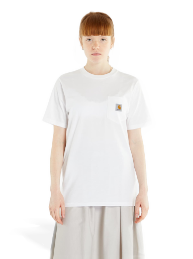 T-shirt Carhartt WIP S/S Pocket T-Shirt Vit | I030434_02_XX