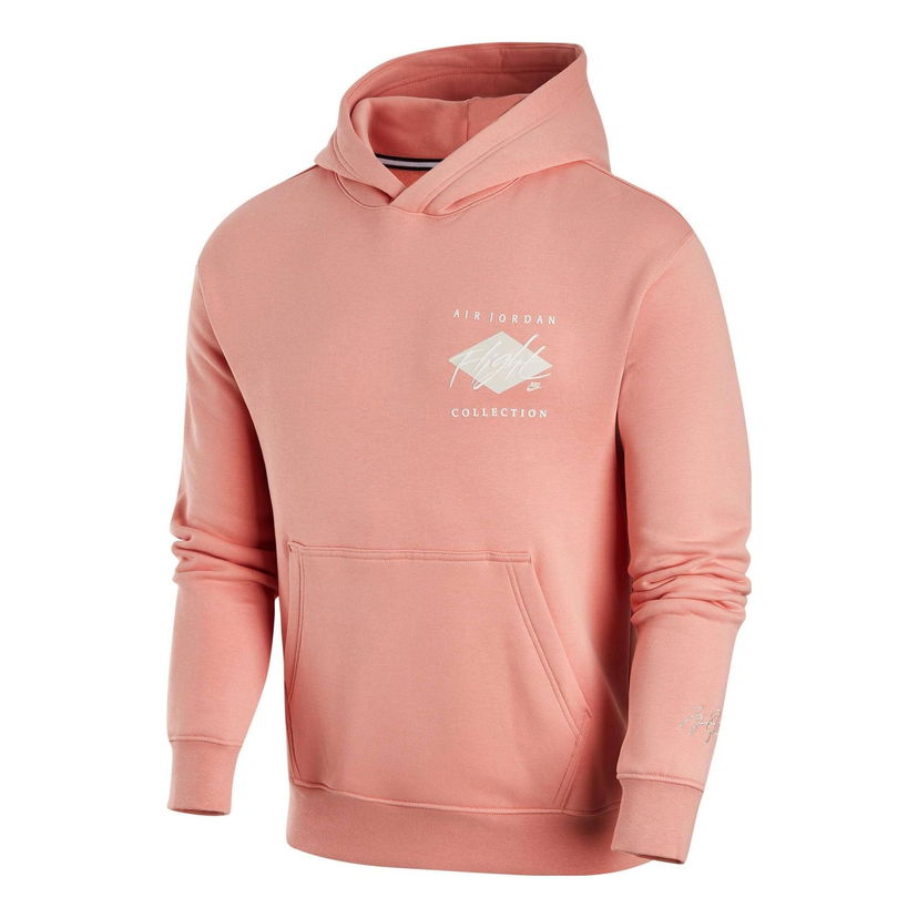 Sweater Jordan Jordan Flight Logo Men's Hoodie Rosa | DH9020-824