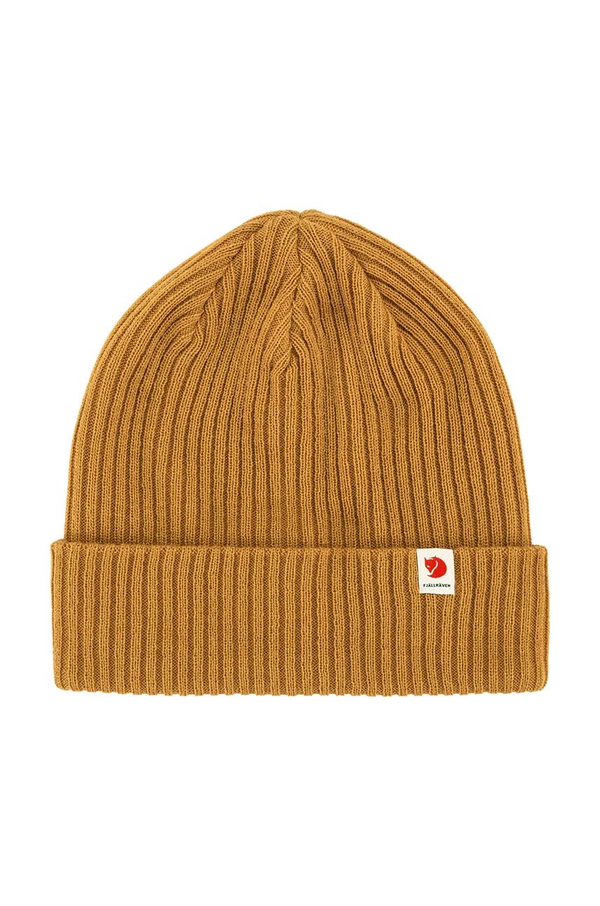 Mössa FJÄLLRÄVEN Beanie Fjallraven Rib Brun | F13100184.166, 0
