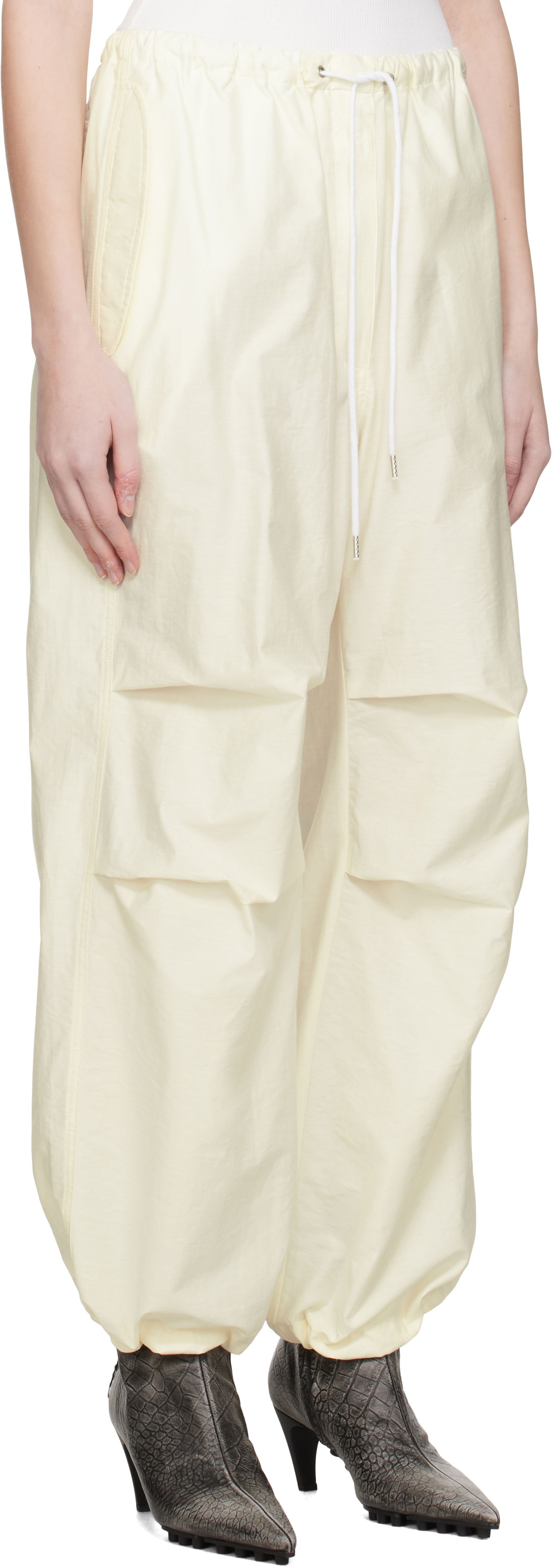 Byxor Acne Studios Relaxed-Fit Trousers Svart | AK0824-, 1