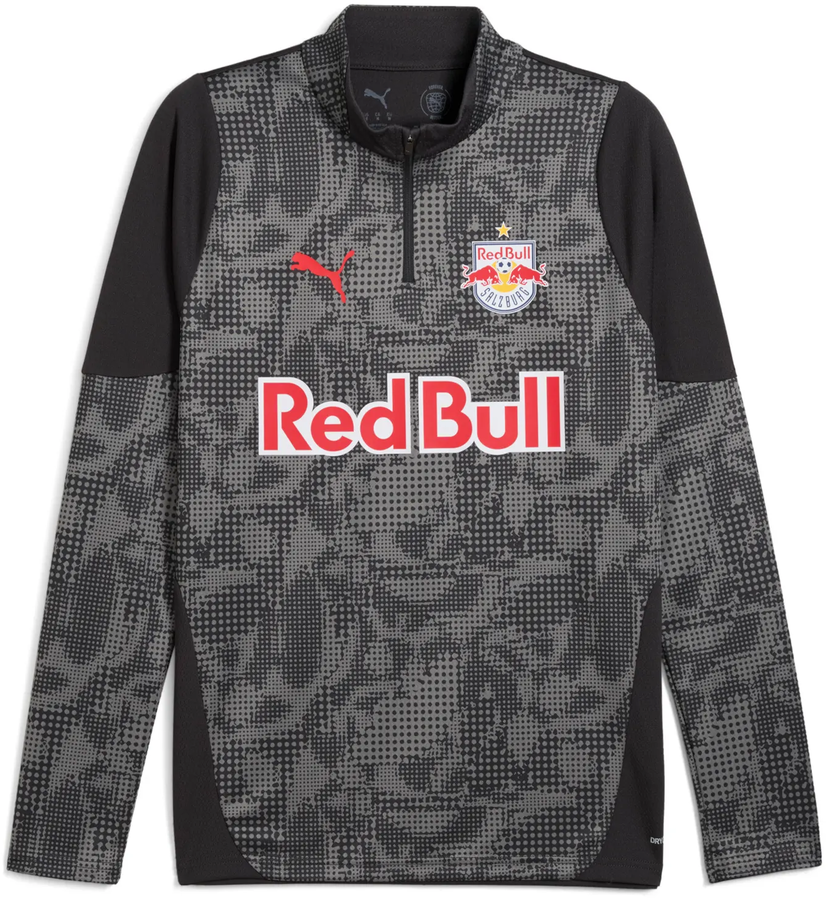 T-shirt Puma Red Bull Salzburg Training 1/4 Zip Top Svart | 781755-17