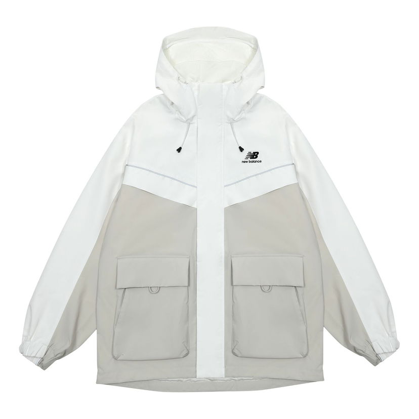 Vindjacka New Balance Windproof Jacket Vit | 5AC39333-LBE