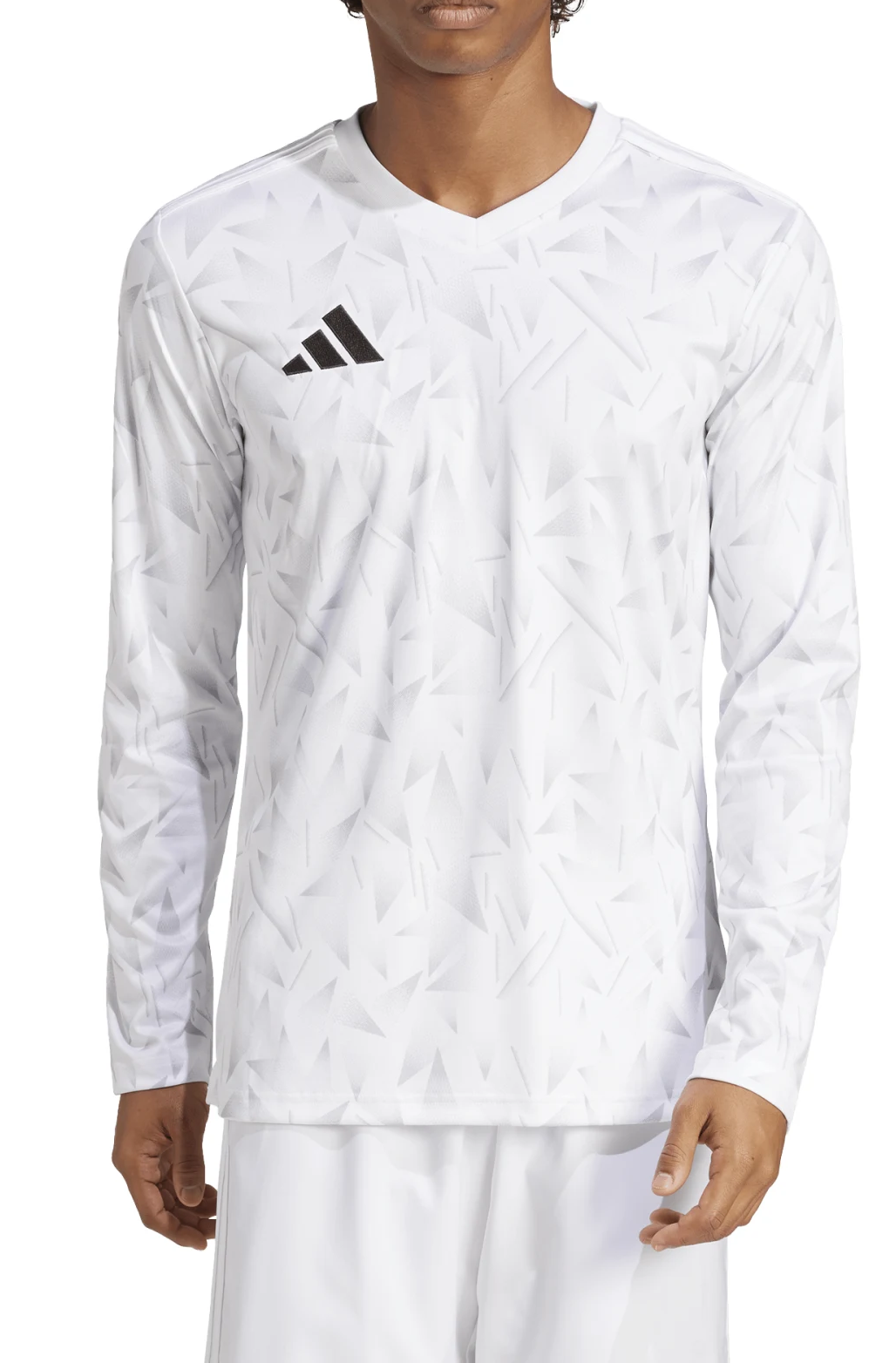 T-shirt adidas Performance Team Icon25 Long Sleeve Jersey Vit | jm6789, 0