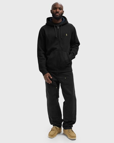 Sweatshirt Polo by Ralph Lauren Full-Zip Hooded Sweatshirt with Plaid Lining Svart | 710981467001, 1