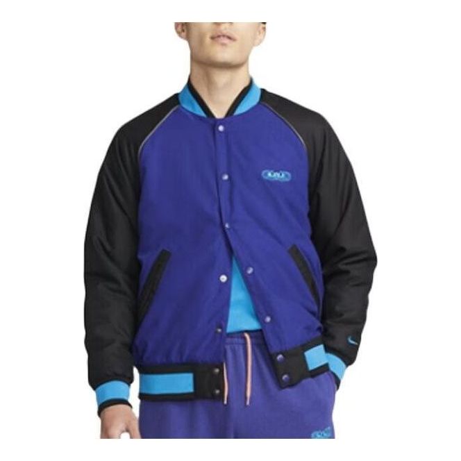 Bomberjacka Nike Baseball Collar Long Sleeve Jacket Blå | DQ6148-455