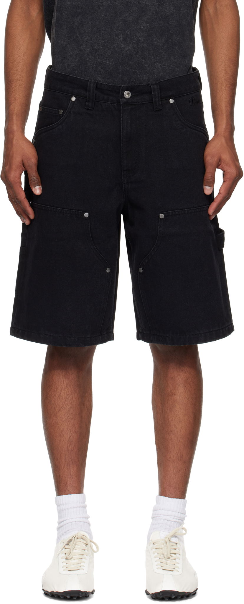 Shorts Dime Dime Carpenter Denim Shorts Svart | DIME2SP2515BLK