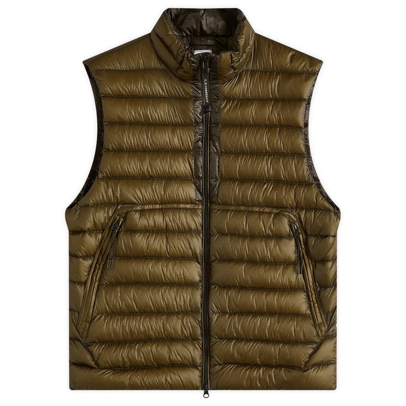 Väst C.P. Company Men's D.D. Shell Lens Down Vest, Size Large Grön | 18CMVE201A-006099A-683