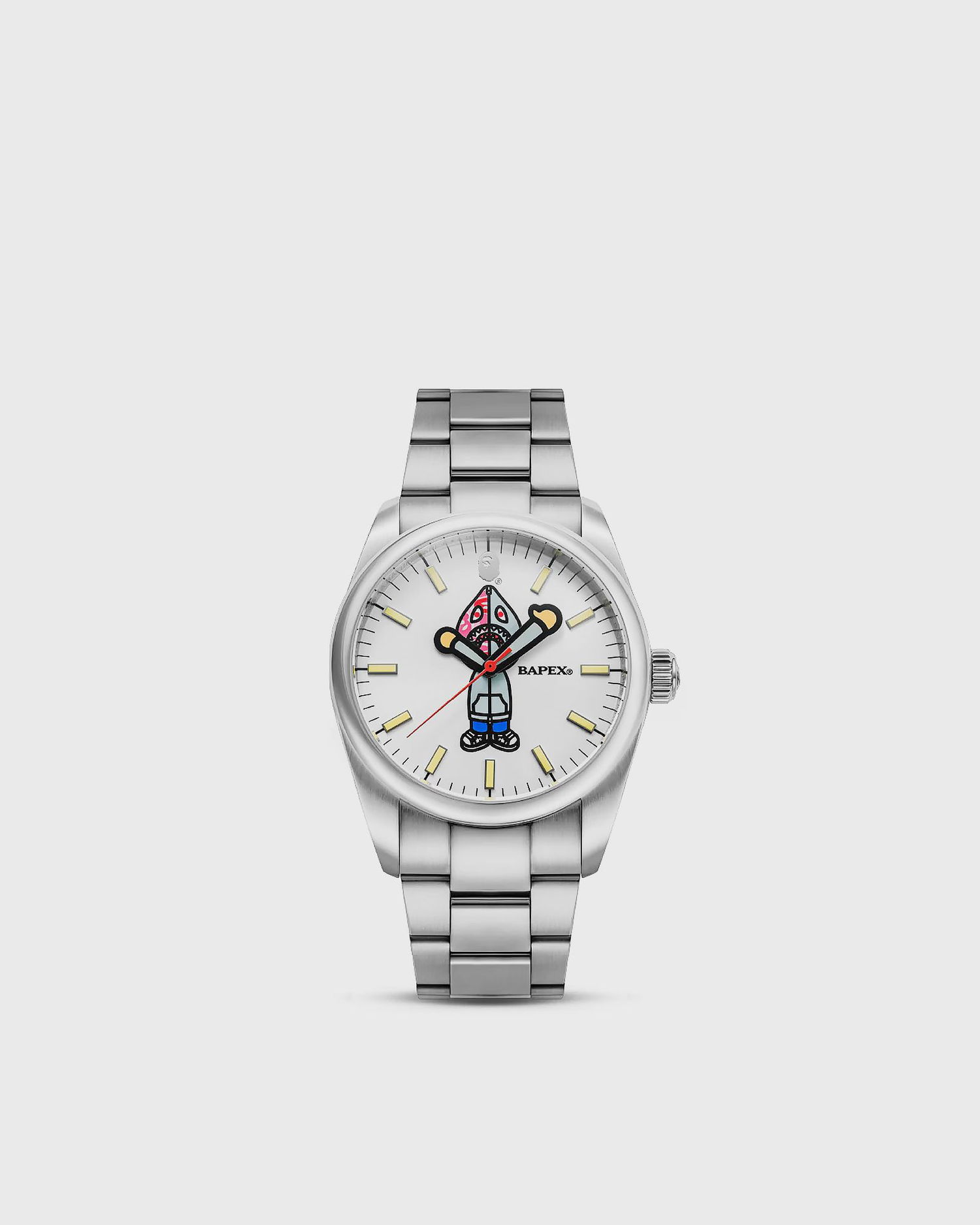 Klocka BAPE Type 7 Bapex Shark Seijin Watch Metallisk | 001WHL801301MSVR, 0