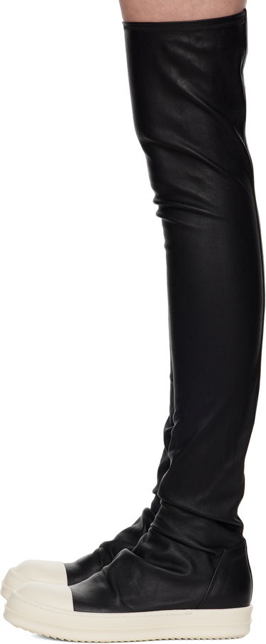 Strumpor Rick Owens Rick Owens Hollywood Knee-High Stocking Boots Svart | RP01E7893 LS, 2