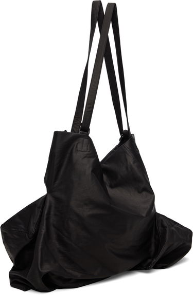 Tygpåse Yohji Yamamoto Unevenness Leather Tote Bag Svart | DA-I72-798, 2