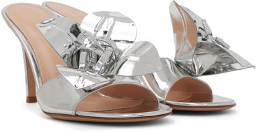 Sneakers och skor Gianvito Rossi Flower Heeled Sandals Metallisk | G15360.85RIC.MET, 3