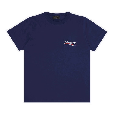 T-shirt Balenciaga Small Fit T-Shirt Mörkblå | 620967 TKVJ1 1195, 0