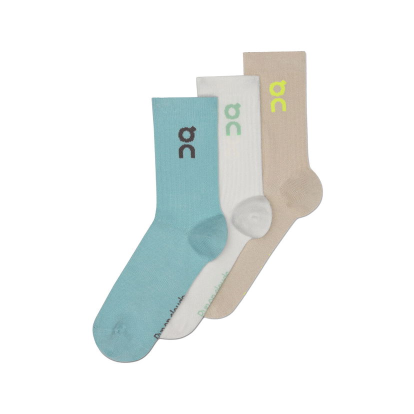 Strumpor On Running Logo Sock High 3-Pack Flerfärgad | 2UF10313890