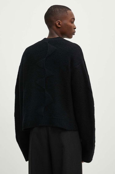 Sweater HELIOT EMIL Black Warm Wool Sweater Svart | PREAW24.M.07.063.BLK01, 4