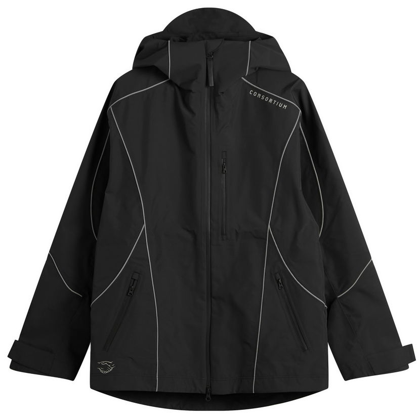 Jacka adidas Originals Consortium Hooded Shell Jacket Svart | JZ0797