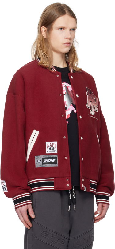Bomberjacka AAPE by A Bathing Ape AAPE By A Bathing Ape Main Bomber Jacket Röd | AAPSWMB351XXNBDX, 1