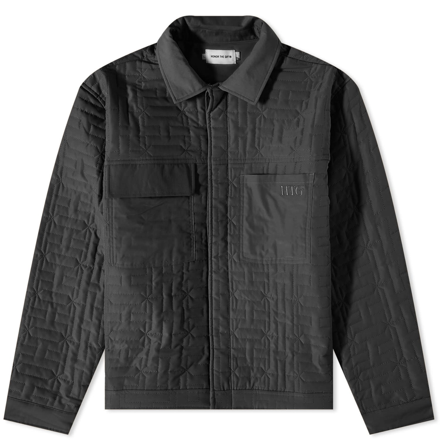 Jacka Honor The Gift Quilted Jacket Svart | HTG230166-BLK, 0