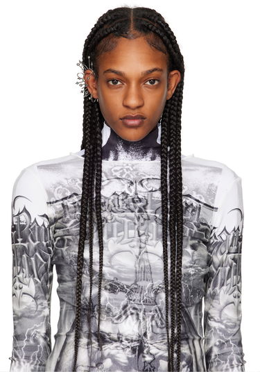 Örhängen Jean Paul Gaultier Jean Paul Gaultier Multiple Spikes Single Ear Cuff Metallisk | 24/25-U-BO043-X053-91, 2