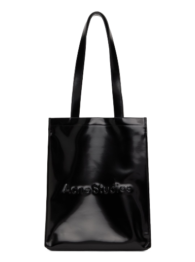 Tygpåse Acne Studios Logo Shoulder Tote Bag Svart | C10178-