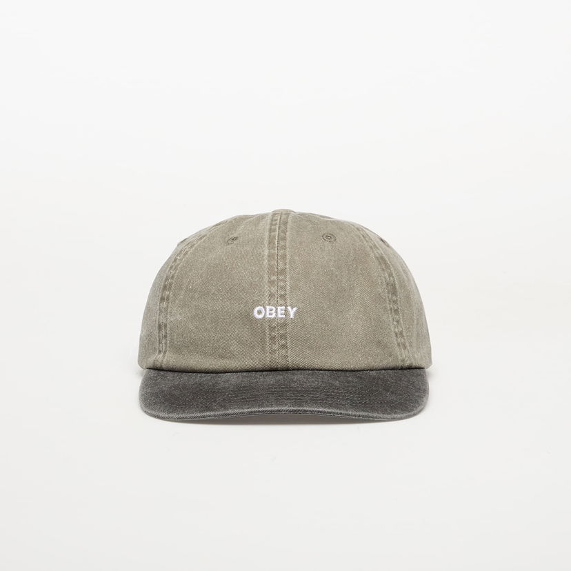 Keps OBEY OBEY Pigment Bold 6 Panel Strapback Cap Grön | 100580418-POM