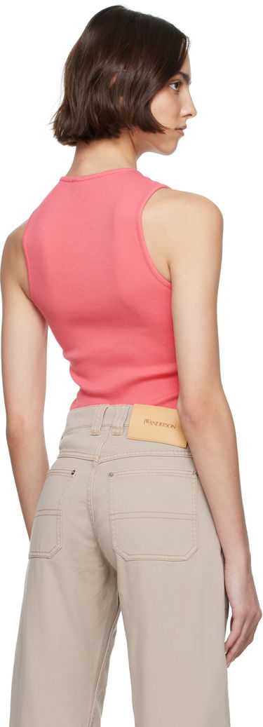 Linne JW Anderson JW Anderson Buttoned Tank Top Rosa | JO0266-PG1512, 2