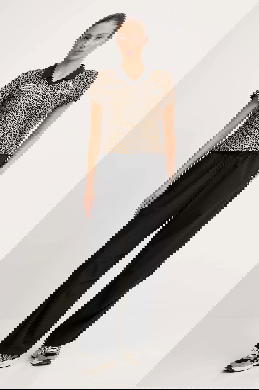 Polotröja Puma Leopard Print Short Sleeve Polo Shirt PUMA x A$AP ROCKY Flerfärgad | 636099, 1