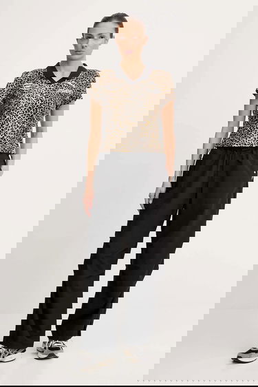 Polotröja Puma Leopard Print Short Sleeve Polo Shirt PUMA x A$AP ROCKY Flerfärgad | 636099, 1