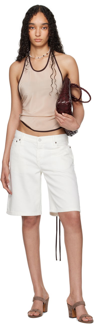 Linne Baserange Baserange Apron Wrap Top Beige | Apron Wrap Top, 4